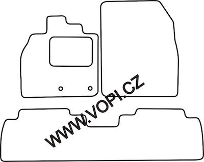 Autokoberce Renault Senic 06/2009 -  Colorfit Fun (3870)